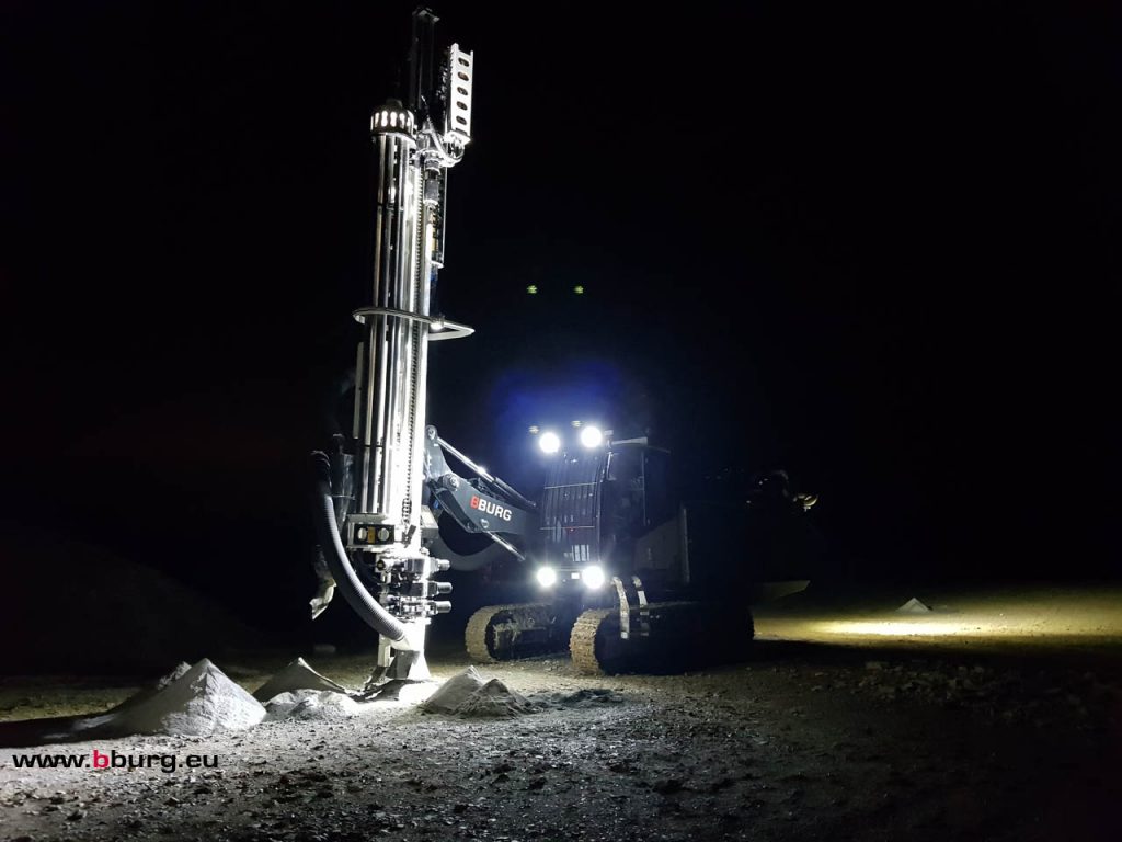 BBURG HD 1400 D im Steinbruch