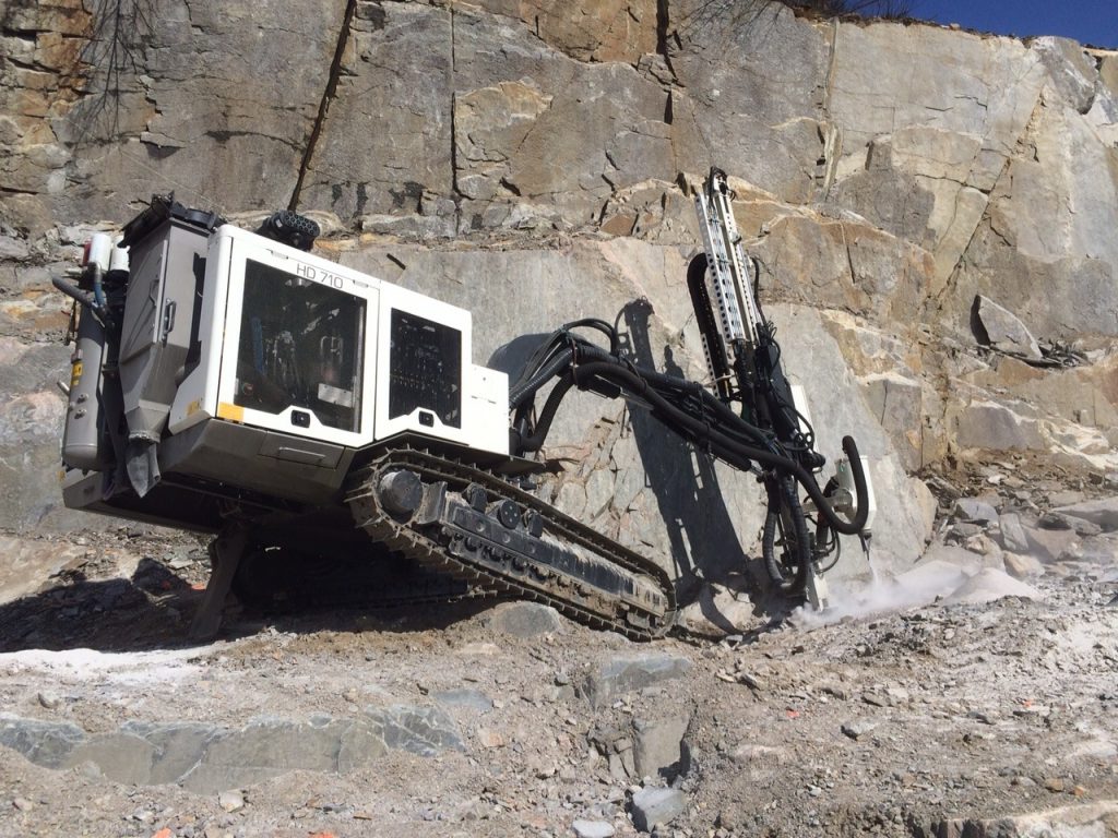 BBURG HD 710 im Steinbruch